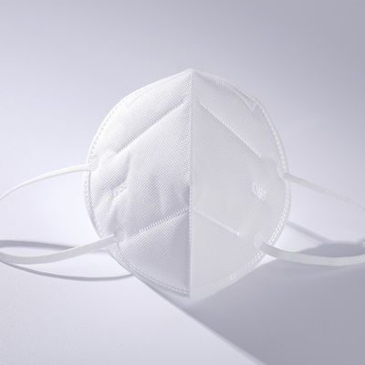 Άσπρη ελαφριά μίας χρήσης KN95 μάσκα 17.5x9.5cm καταλόγων μάσκα Earloop αναπνευστικών συσκευών KN95