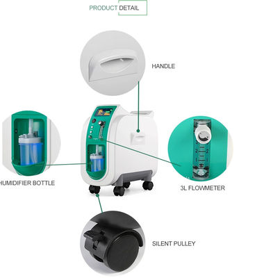 ευφυής γεννήτρια οξυγόνου οξυγόνο-συμπυκνωτών 5L κινητή για το σπίτι και τη χρήση νοσοκομείων