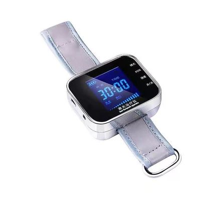 Το φορητό ρολόι λέιζερ διόδων Wristwatch 650nm θεραπείας λέιζερ προστατεύει τον εγκέφαλο 1kg καρδιών