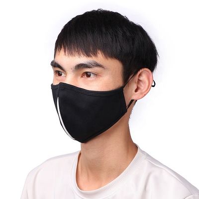 Επαναχρησιμοποιήσιμη Washable μάσκα σκόνης αντι ιών ROHS, μάσκα προσώπου απόδειξης σκόνης βαμβακιού