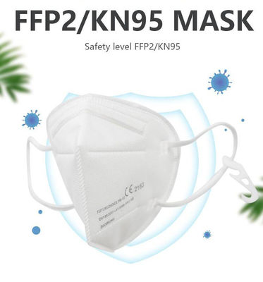 KN95 πολυ μάσκες σκόνης στρώματος FFP2, άσπρη μάσκα προσώπου καταλόγων κατά της μόλυνσης