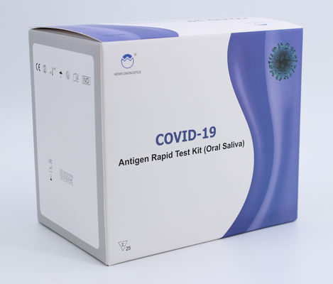 Προφορική εξέταση covid-19 γρήγορη ευαισθησία ένα σαλίου εξαρτήσεων 95% δοκιμής αντιγόνων δοκιμή βημάτων